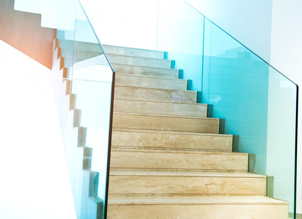 custom glass railing stairs frameless toronto gta